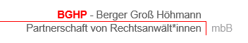 BGHP - Berger Groß Höhmann Partnerschaft von Rechtsanwält*innen mbB